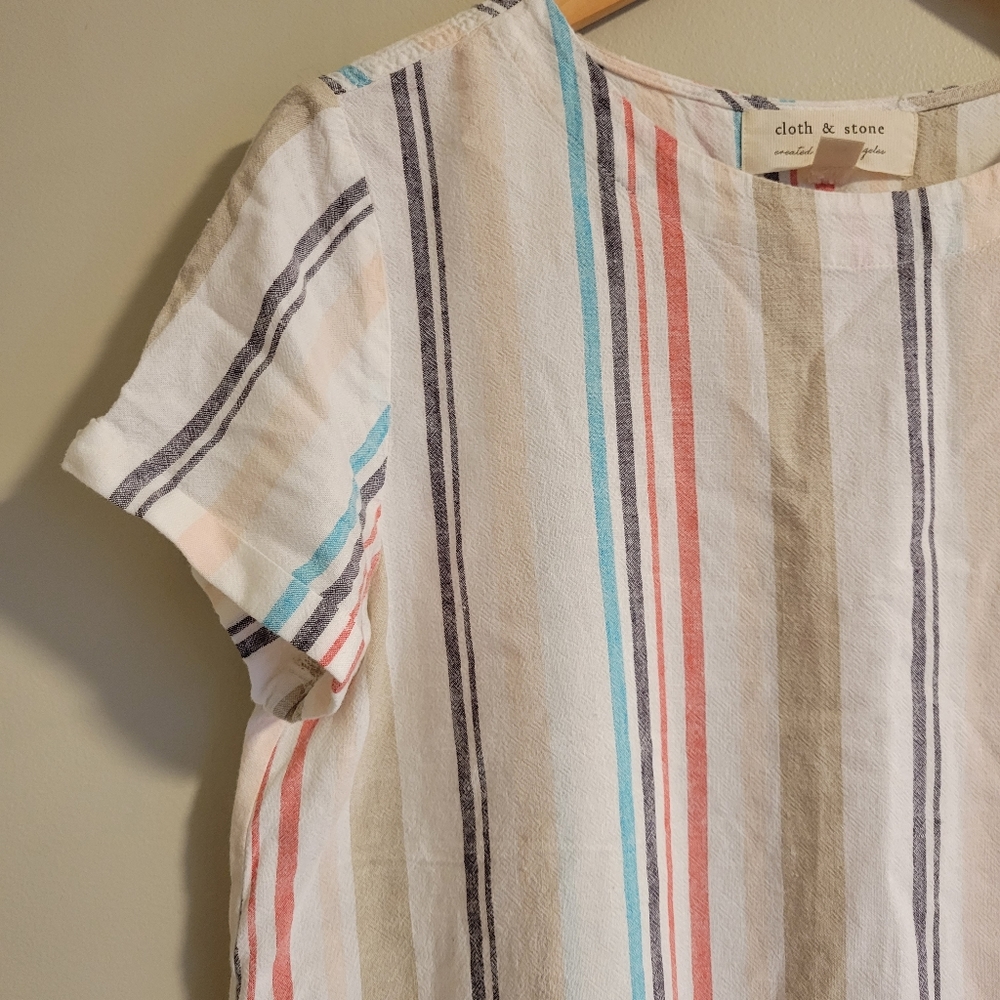 Anthropologie Linen Shirt Dress